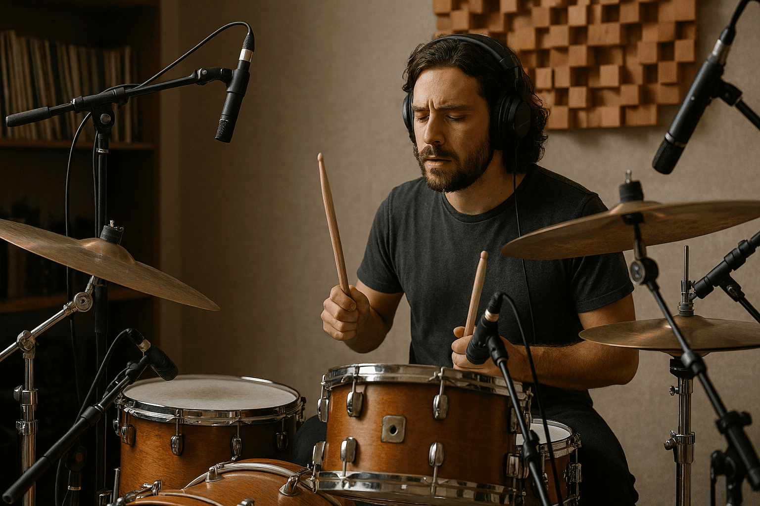 Featured image for “How to Record Drums at Home: Mic Setups from 1 to 8 Mics”
