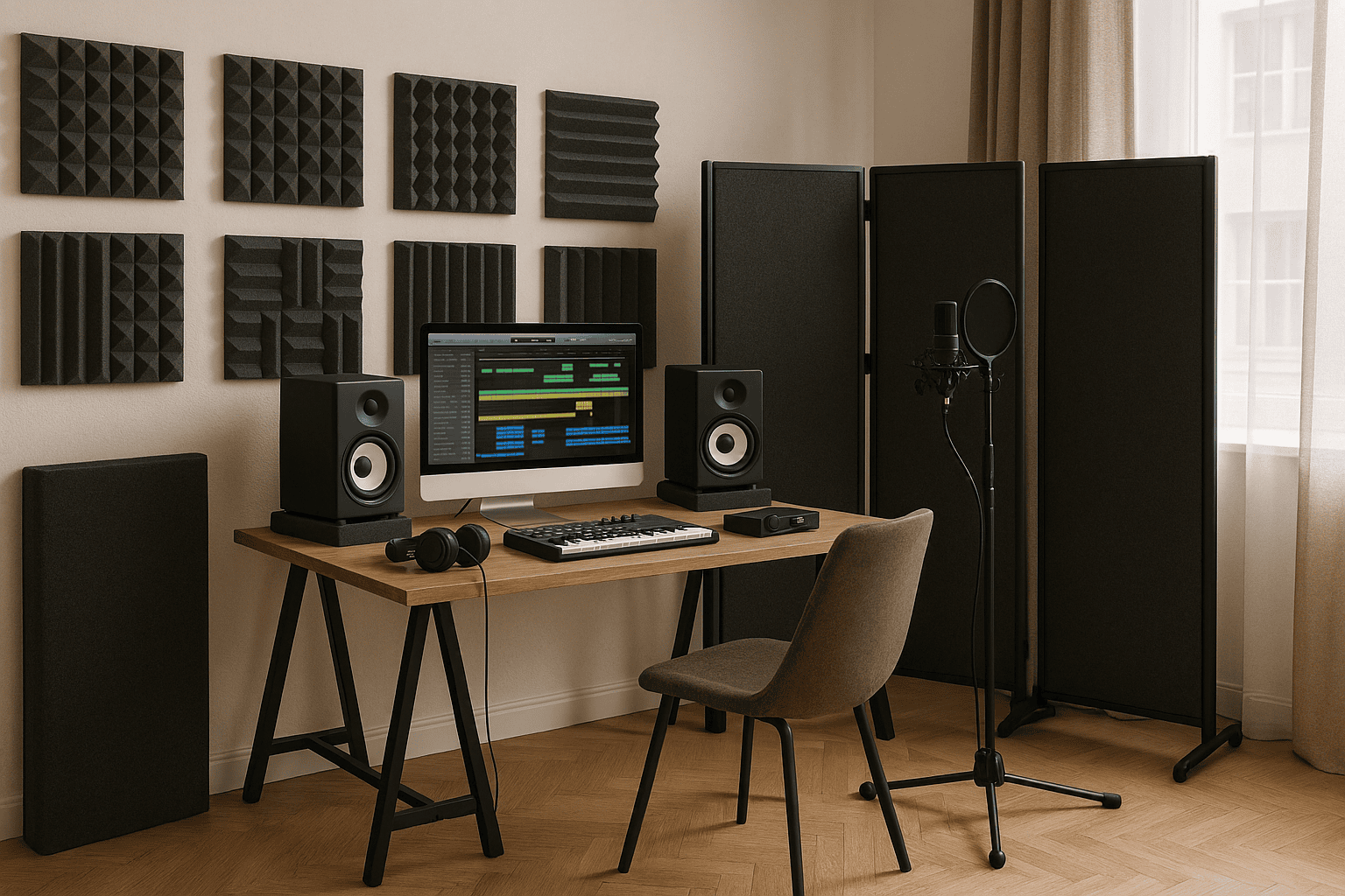 Featured image for “Acoustic Treatment for Apartments and Shared Spaces (Non-Permanent Solutions)”